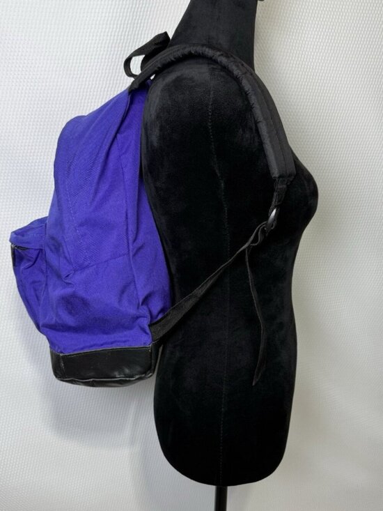 Vintage Eastpak 1990\'s USA Made Electric Purple 1990s Retro Rare Backpack main image 2
